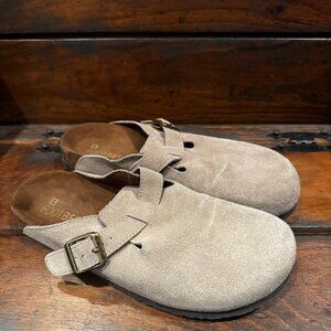 White Mountain BARI Footbeds Clog - Taupe - Size 8
